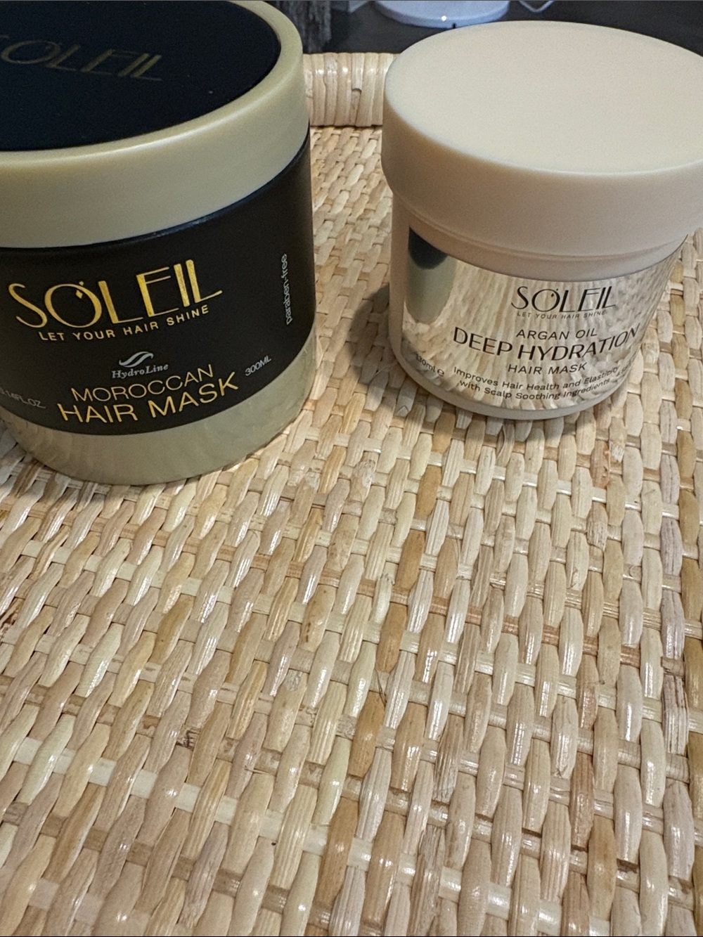 adidas Hair Mask Duo in Black and Cream